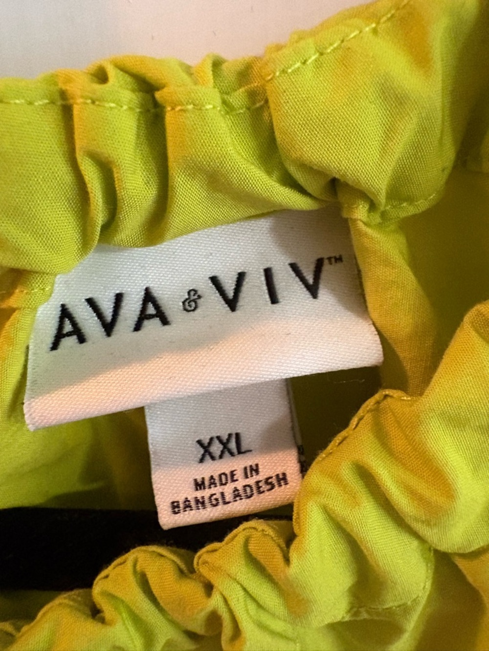 Ava & Viv Neon Lime Sleeveless Dress - Picture 4 of 4